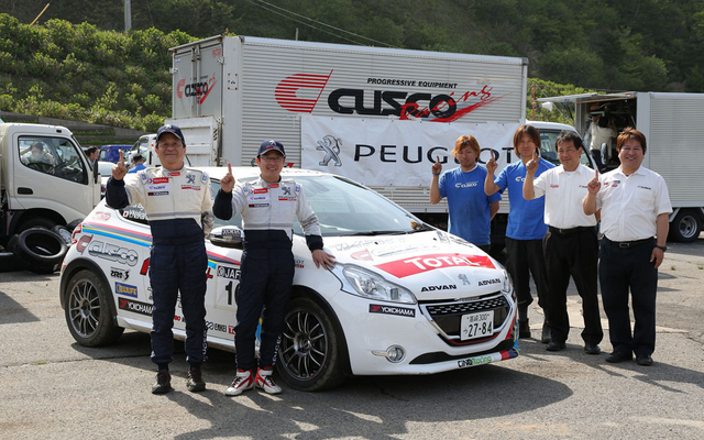 208GTi全日本ラリー第2戦初優勝!