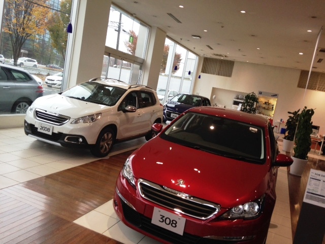 華やかなショールーム