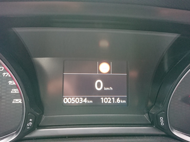 308GTiが5,000kmに到達しました(*´▽｀*)
