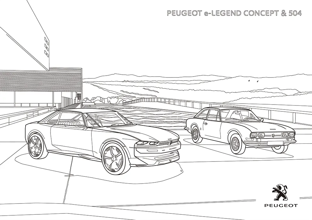 Peugeot At Home 塗り絵キャンペーン☆