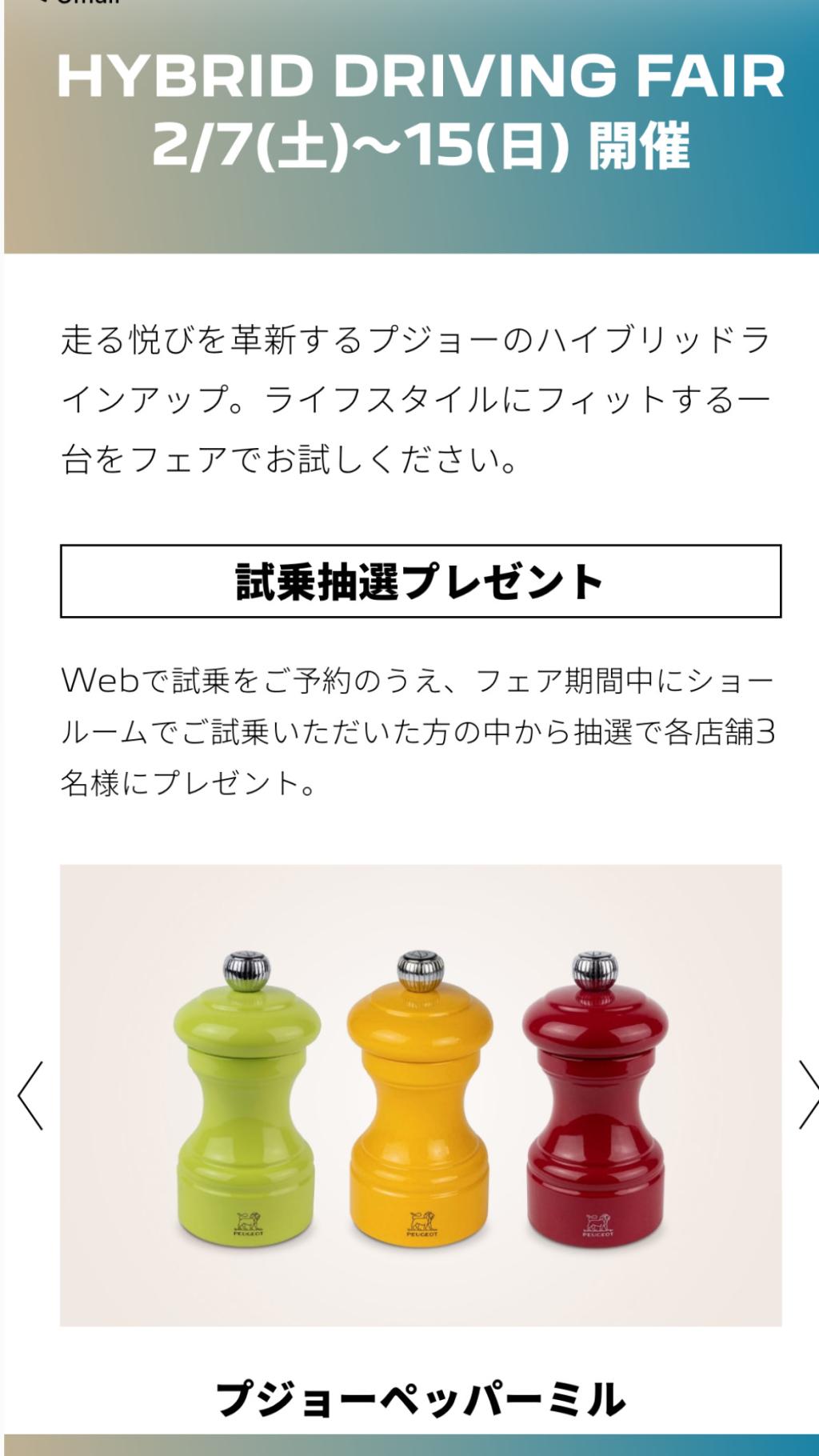 ✨PEUGEOT LION HYBRID FAIR 開催✨